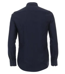 VENTI Blusenshirt Kent Modern Fit Dunkelblau/Hellblau