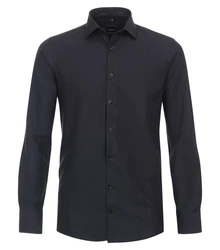 VENTI Blusenshirt Kent Modern Fit Dunkelblau/Schwarz/Dunkelgrau/Grau