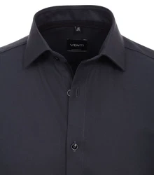 VENTI Blusenshirt Kent Modern Fit Dunkelblau/Schwarz/Dunkelgrau/Grau