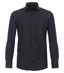 VENTI Blusenshirt Kent Modern Fit Dunkelblau/Schwarz/Dunkelgrau/Grau