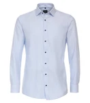 VENTI Blusenshirt Kent Modern Fit Hellblau/Blau