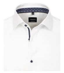 VENTI Businesshemd uni Weiß/Creme