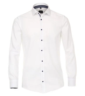 VENTI Businesshemd uni Weiß/Creme