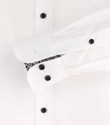 CASAMODA Langarmhemd Kent Comfort Fit Weiß/Creme