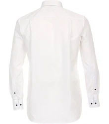 CASAMODA Langarmhemd Kent Comfort Fit Weiß/Creme