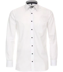CASAMODA Langarmhemd Kent Comfort Fit Weiß/Creme