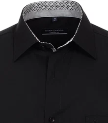 CASAMODA Langarmhemd Kent Comfort Fit Schwarz