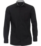 CASAMODA Langarmhemd Kent Comfort Fit Schwarz