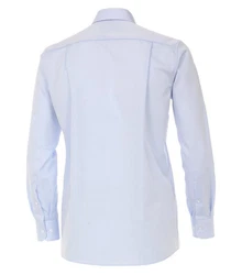 CASAMODA Langarmhemd Comfort Fit NOS Hellblau/Blau