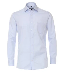 CASAMODA Langarmhemd Comfort Fit NOS Hellblau/Blau