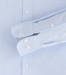 CASAMODA Businesshemd gestreift Hellblau/Blau