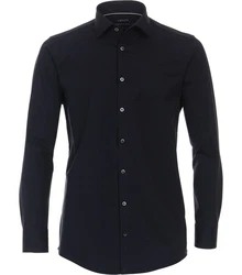 VENTI Businesshemd MODERN FIT Dunkelblau/Schwarz/Hellblau