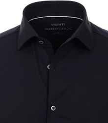 VENTI Businesshemd MODERN FIT Dunkelblau/Schwarz/Hellblau