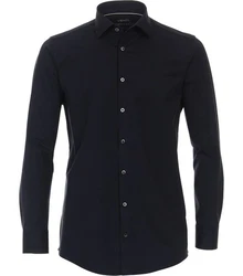 VENTI Businesshemd MODERN FIT Dunkelblau/Schwarz/Hellblau
