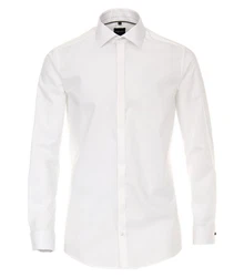 VENTI Businesshemd uni Weiß/Creme