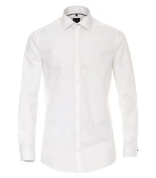 VENTI Businesshemd uni Weiß/Creme