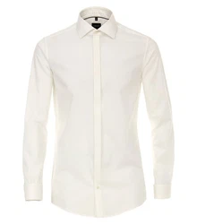 VENTI Businesshemd uni Creme/Weiß/Beige/Khaki