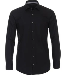 VENTI Businesshemd Hyperflex uni Schwarz
