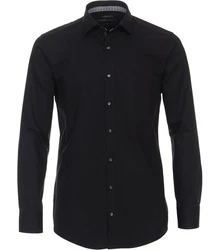 VENTI Businesshemd Hyperflex uni Schwarz