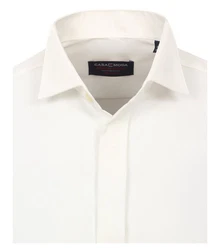 CASAMODA Businesshemd uni Weiß/Creme