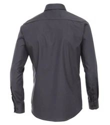 CASAMODA Businesshemd Modern Fit Kentkragen Dunkelgrau/Grau/Dunkelblau