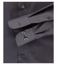 CASAMODA Businesshemd Modern Fit Kentkragen Dunkelgrau/Grau/Dunkelblau