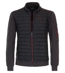 CASAMODA Sweatjacke Rot/Schwarz/Dunkelrot