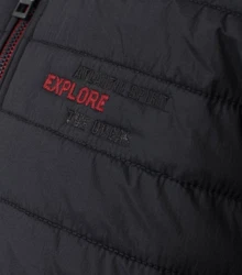 CASAMODA Sweatjacke Rot/Schwarz/Dunkelrot