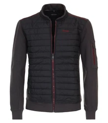 CASAMODA Sweatjacke Rot/Schwarz/Dunkelrot