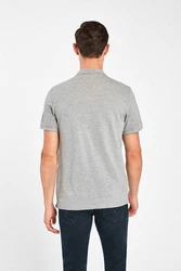 Next Piqu-Poloshirt Grau/Hellgrau