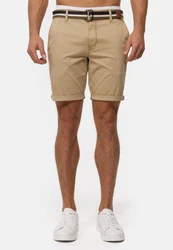 Indicode Chinoshorts Style INCunning Beige/Khaki/Braun