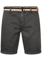 Indicode Chinoshorts Style INCunning Dunkelgrau/Khaki/Grau