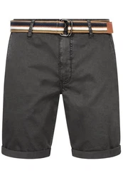 Indicode Chinoshorts Style INCunning Dunkelgrau/Khaki/Grau