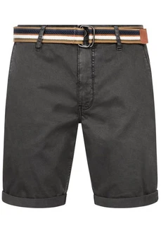 Indicode Chinoshorts Style INCunning Dunkelgrau/Khaki/Grau