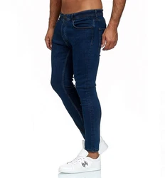 Black Island Skinny-fit-Jeans Herren Schwarz