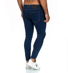 Black Island Skinny-fit-Jeans Herren Schwarz
