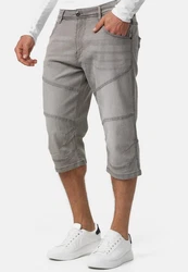 Indicode Cargoshorts Fortune Hellgrau/Dunkelgrau/Grau/Braun