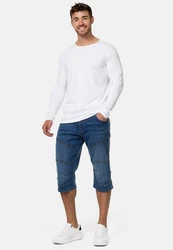 Indicode Cargoshorts Fortune Lila/Blau/Hellblau/Dunkelblau