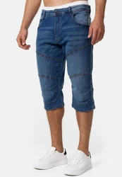 Indicode Cargoshorts Fortune Lila/Blau/Hellblau/Dunkelblau