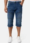 Indicode Cargoshorts Fortune Lila/Blau/Hellblau/Dunkelblau