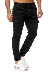 Indicode Cargohose LEVI Khaki/Schwarz/Dunkelgrau