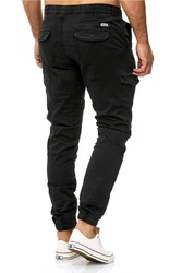 Indicode Cargohose LEVI Khaki/Schwarz/Dunkelgrau