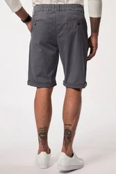 JP1880 Bermudas Bermuda Bauchfit Chino Regular Fit Hellgrau/Dunkelgrau/Grau