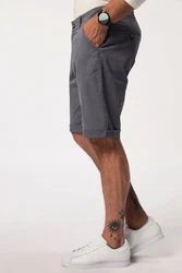 JP1880 Bermudas Bermuda Bauchfit Chino Regular Fit Hellgrau/Dunkelgrau/Grau