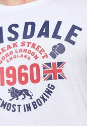 Lonsdale T-Shirt FINTONA Weiß/Creme/Grau/Rot/Braun/Grün/Dunkelblau/Beige