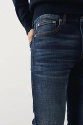 Next Motion Flex Slim Fit Jeans Dunkelblau/Blau/Hellblau