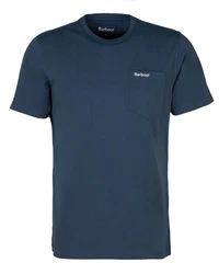 Barbour T-Shirt LANGDON Tailored Fit Dunkelblau/Blau/Hellblau