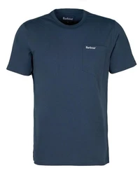 Barbour T-Shirt LANGDON Tailored Fit Dunkelblau/Blau/Hellblau