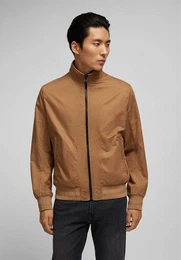 Blouson Hochwertige Garment-Washed-Baumwolle