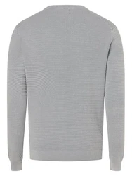 Nils Sundstrm Strickpullover Grau/Hellgrau